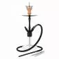 Preview: Shisha Set INVI Reflexion Alu Schwarz - Clear