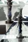 Preview: Shisha Set INVI Vertex Handcut Gun Metal - Black Blue Purpl
