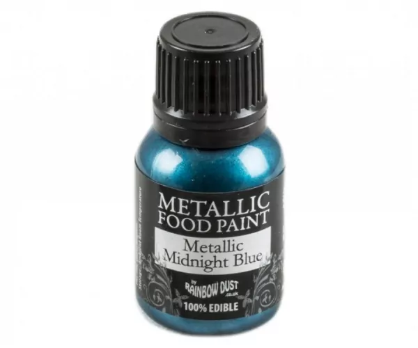 Rainbow Dust Metallic Paint - Midnight Blue