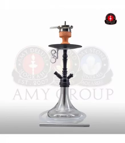 Amy Middle Globe - clear - RS black powder