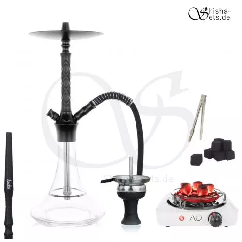 Shisha Set Aladin Alux 3 - black