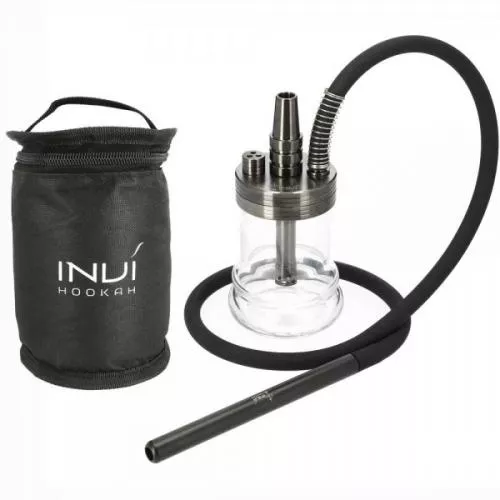 Shisha Set INVI Nano Edelstahl Gun Metal Black Edition