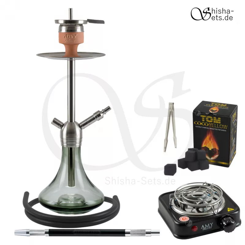 Shisha Set Amy Little Stick SS13 Schwarz