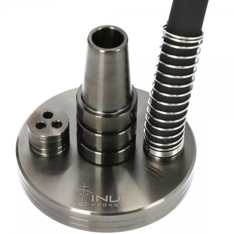 Shisha Set INVI Nano Edelstahl Gun Metal Black Edition