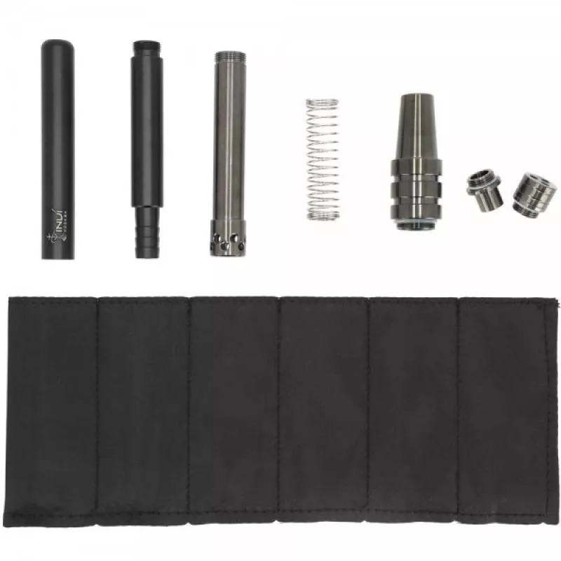 Shisha Set INVI Nano Edelstahl Gun Metal Black Edition