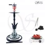 Shisha Set Amy Alu-X S 064 - Schwarz/Schwarz-Matt