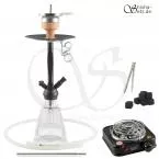 Shisha Set Amy I need you Clear/Schwarz-Matt