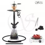 Shisha Set Amy I need you Rainbow Schwarz/Schwarz-Matt