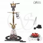 Shisha Set Amy I need you Rainbow Schwarz/Gold