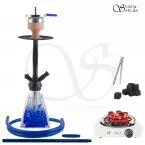 Shisha Set Amy I need you Blau/Schwarz-Matt