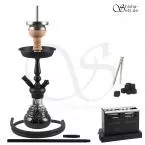 Shisha Set Amy Little Zuri Schwarz/Schwarz-Matt