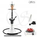 Shisha Set INVI Saros 500 Schwarz - Clear Shiny