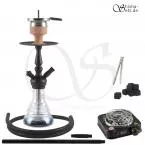 Shisha Set Amy Little Zuri Rainbow Schwarz/Schwarz-Matt