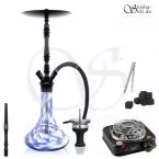 Shisha Set Aladin Alux 4 - blue