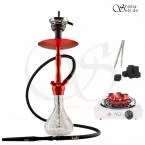 Shisha Set Aladin Alux 5 - red