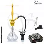 Shisha Set Aladin Alux Admiral - gold