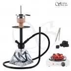 Shisha Set Amy Falcon Schwarz/Schwarz-Matt